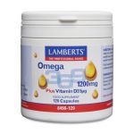 Lamberts Omega 3-6-9 Com Vitamina D3 120 Cápsulas