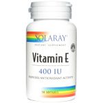 Solaray Vitaminas E 400ui 50 Cápsulas