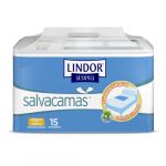 Lindor Resguardos Descartáveis Salvacamas 60x90cm com Abas 15 Unidades