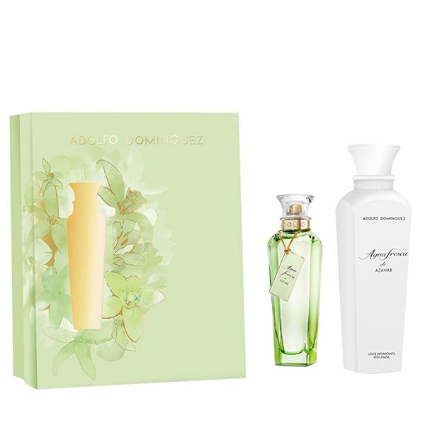 Coffret Adolfo Domínguez Agua Fresca de Azahar Woman EDT 120ml + Loção Corporal 300ml KuantoKusta Coffret Adolfo Domínguez Agua Fresca de Azahar Woman EDT 120ml + Loção Corporal 300ml KuantoKusta