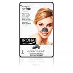 Iroha Nature Detox Charcoal Black Nose Strips x5