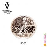 Victoria Vynn Carimbo Placa JQ-03