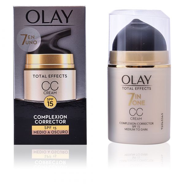 Olay Total Effects CC Anti-Age Cream Tom Médio/Escuro SPF15 50ml ...