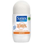 Sanex Zero% Desodorizante Roll-On Pele Sensível 50ml