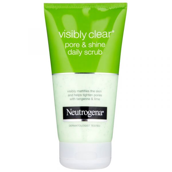 Neutrogena Visibly Clear Pore And Shine Daily Facial Scrub 150ml Kuantokusta 0807