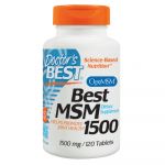 Doctor's Best Best MSM 1500mg 120 Comprimidos