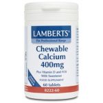 Lamberts Chewable Calcium 400mg 60 Comprimidos