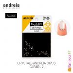 Andreia Crystals 2 Clear 50 Unidades