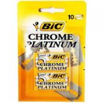BIC Lâminas de Barbear Tradicionais Chrome Platinum 10 Unidades