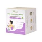Trends Of Emma Kit Make-Up Remover Eco Beautiful Wood Bamboo Écru