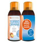 Forté Pharma Turbodraine Slimming Drink Tea Fishing Lot de 2x 500ml Promo