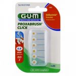 G.U.M Pack 6 Escovas Proxabrush Click Recarga Cilíndrica Ultra Fina 422M