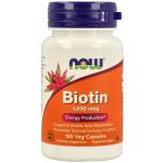 Now Biotin Vitamina H 1000ug 100 Cápsulas