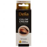 Delia Argan Oil Coloração para Sobrancelhas Tom 1.0 Black 15ml