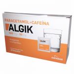 Algik Paracetamol + Cafeína Algik 500/50mg 20 Saquetas