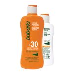 Protetor Solar Babaria Pack Protect Milk SPF30 200ml + Aloe Vera 100ml