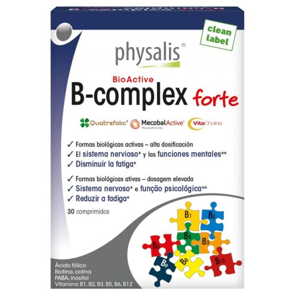 Physalis B-complex Forte 60 Comprimidos | Kuantokusta