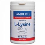 Lamberts L-Lisina 500mg 120 cápsulas