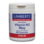Lamberts Vitamin K2 90mcg 60 Cápsulas