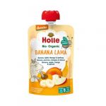 Holle Bio Banana Lama Puré Saqueta Cenoura, Manga, Banana e Pêra 6M+ 90g