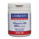 Lamberts Vitamina D-3 400UI 120 Comprimidos