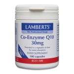 Lamberts Plus Co-Enzyme Q10 30mg 60 Cápsulas