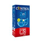 Control Kit Nature 2in1 Preservativos 6 Unidades + Gel Lubrificante 6 Unidades