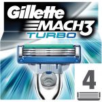 Gillette Mach 3 Turbo Recarga de Lâminas 4 Unidades