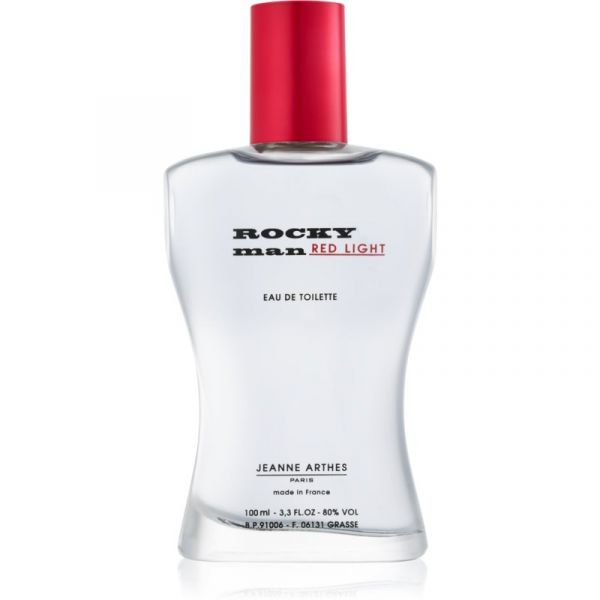 Jeanne arthes rocky man red light man eau de toilette 100ml original