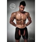 Passion Men Boxers/Tanga Rede Erotic 012 Preto S/M - D-203424