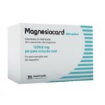 Magnesiocard 1229,6mg Solução Oral em Pó sem Açúcar 20 Saquetas