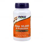 Now Aloe 10.000 & Probiotics 60 Cápsulas