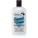 I Love... Coconut & Cream Óleo Gel para Banho e Banho 500ml