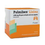 Pulmiben Lisina 1500mg 40 Saquetas Pó para Solução Oral