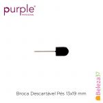 Purple Esmeril para Broca Descartável de Pés 13x19