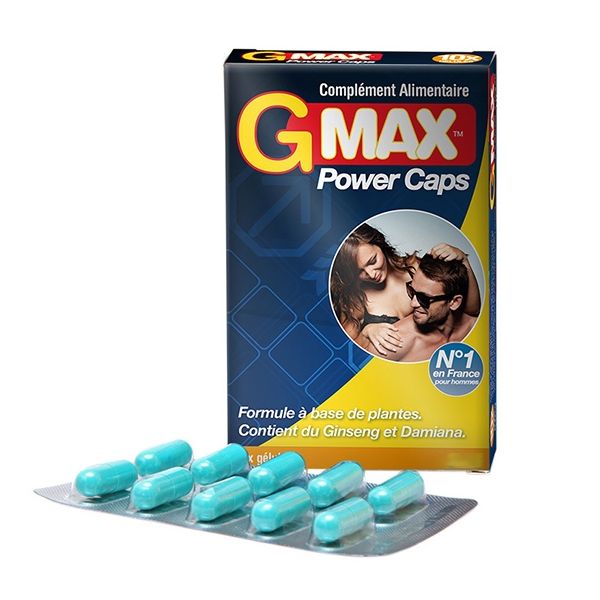 G-Max Potenciador Power Caps x10 | KuantoKusta