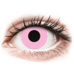 Maxvue Vision Lentes de Contacto Coloridas com Correção ColourVUE Crazy Lens Tom Barbie Pink 2 lentes