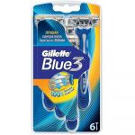Gillette Blue 3 6 Máquinas Descartáveis