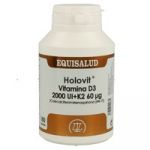 Equisalud Holovit Vitamina D3 2.000 Ui + K2 180 Cápsulas de 460mg