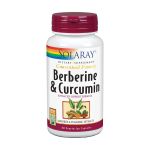 Solaray Berberine & Curcumin 60 Cápsulas Vegetais