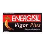 Energisil Vigor Plus Ginseng e L-arginina 30 Cápsulas