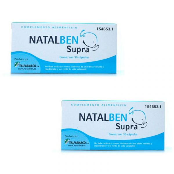Natalben Pacote Duplo Supra 30 Capsulas Kuantokusta