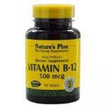 Nature's Plus Vitamina B12 90 Comprimidos de 500?g