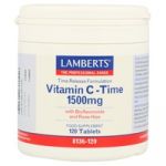 Lamberts Vitamina C Libertação Sustentável 120 Tabletes (1500mg)