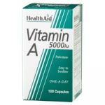 Health Aid Vitamin a 100 Cápsulas