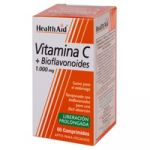 Health Aid Vitamina C com Bioflavonóides 60 Comprimidos de 1000mg