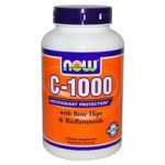 Now Vitamina C 1000 Mg com Quadril de Rosa & Bioflavonoides 100 Comprimidos