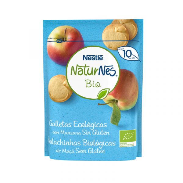 Nestlé Naturnes Bio Bolachinhas Maçã 10m+ 150g - Compara preços