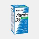 Health Aid Vitamina D3 5000 IU 30 Comprimidos