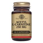 Solgar Acetyl L-Carnitine 250mg 30 Cápsulas